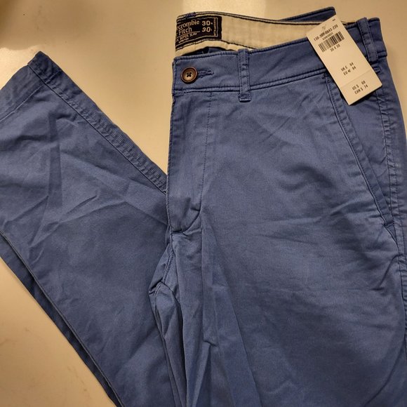Abercrombie & Fitch Other - Abercrombie & Fitch Felix Super Slim Fit Blue Pants 30x30